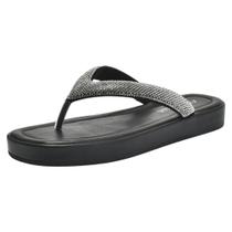 Chinelo Feminino Flatform Conforto Strass Moderno Via Marte Chinelo Feminino Flatform Conforto Strass Moderno Via Marte