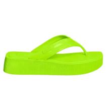 Chinelo Feminino Flatform Hit Green Petite Jolie PJ6141