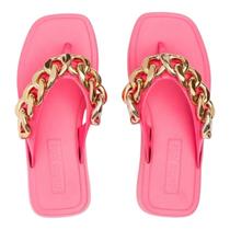 Chinelo Feminino Flatform Petite Jolie Hit Corrente - Pink