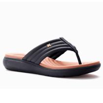 Chinelo Feminino Floater Lux Preto Softli 10005.10024 Chinelo Feminino Floater Lux Preto Softli 10005.10024