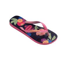 Chinelo Feminino Floral Rosa Havaianas