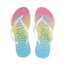 Chinelo Feminino Freesurf Rainbow Colorido - 1227
