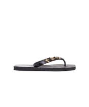 Chinelo Feminino Giulia Domna Biico Quadrado Preto