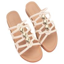 Chinelo Feminino Grendha Envolver - Off White Chinelo Feminino Grendha Envolver - Off White