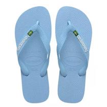 Chinelo Feminino Havaianas Brasil Logo Azul - 41108