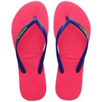 Chinelo Feminino Havaianas Logo Pop-up Rosa Paradise - 4119