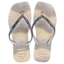 Chinelo Feminino Havaianas REF: SLIM SQUARE GLITTER PARTY Chinelo Feminino Havaianas REF: SLIM SQUARE GLITTER PARTY