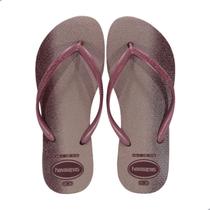 Chinelo Feminino Havaianas Slim Gloss-Amaranto