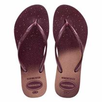 Chinelo Feminino Havaianas Slim Gloss Terra Roxa Chinelo Feminino Havaianas Slim Gloss Terra Roxa