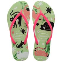 Chinelo feminino havaianas slim pets original alpargatas