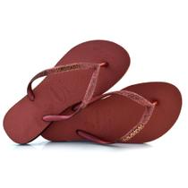 Chinelo Feminino Havaianas Slim Sparkle Rosa 4146093