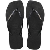 Chinelo feminino havaianas slim square logo met 4148257