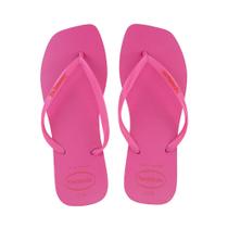 Chinelo Feminino Havaianas Slim Square Rosa - 4148 Chinelo Feminino Havaianas Slim Square Rosa - 4148