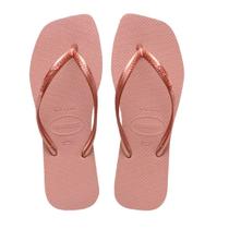 Chinelo Feminino Havaianas Slim Square Rosa - 4148301