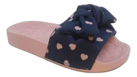 Chinelo Feminino Infantil Menina Slide Laço Molekinha Moleca