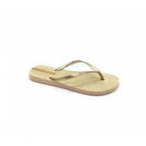 Chinelo Feminino Ipanema 26481 - BEGE / OURO / GLITTER PRATA - 33 Chinelo Feminino Ipanema 26481 - BEGE / OURO / GLITTER PRATA - 33