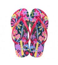 Chinelo Feminino Ipanema Arte Conecta Rosa Azul Amarelo Chinelo Feminino Ipanema Arte Conecta Rosa Azul Amarelo