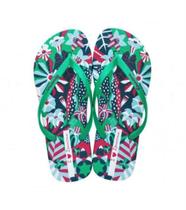 Chinelo Feminino Ipanema Arte Conecta Verde Verde Azul Chinelo Feminino Ipanema Arte Conecta Verde Verde Azul