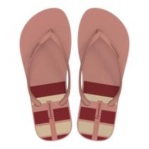 Chinelo Feminino Ipanema Day Listras - Rosa/Vermelho