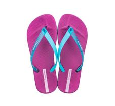 Chinelo feminino ipanema duo soft rosa/azul