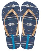 Chinelo Feminino Ipanema Navy Tema Náutico Chinelo Feminino Ipanema Navy Tema Náutico