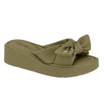 Chinelo Feminino Laço Ultraconforto Modare 7226102 Cor:AlecrimTamanho:33