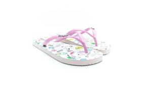 Chinelo Feminino Maya Multi - Branco/rosa