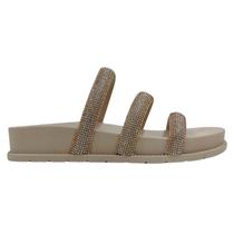 Chinelo Feminino Mississipi com Tiras Com Strass Brilhante