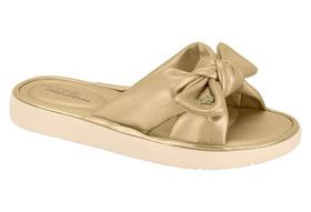 Chinelo Feminino Modare 7208.101.00066 tira Dourada