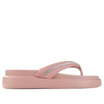 Chinelo Feminino Moleca com Aplicações de Brilho 5554,101 Nude Chinelo Feminino Moleca com Aplicações de Brilho 5554,101 Nude