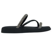 Chinelo Feminino Moleca com Plataforma Strass Brilhante Chinelo Feminino Moleca com Plataforma Strass Brilhante