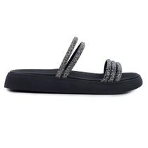 Chinelo Feminino Moleca Diamond Preto - 5469