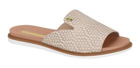 Chinelo Feminino Moleca Rasteira Corte Slip Fechada 5443102