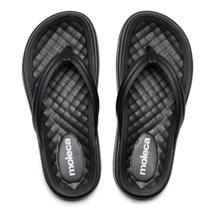 Chinelo Feminino Moleca Tira De Dedo Flatform Preto