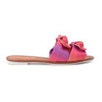Chinelo Feminino Moleca Tira Dupla Degradê Colorido - 5297