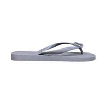 Chinelo Feminino Monograma Dedo Capodarte Chumbo