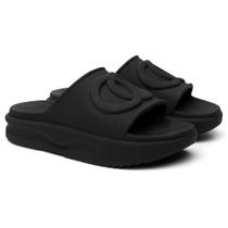 Chinelo Feminino Nuvem Ortopédico Plataforma Macio Confortavel Preto