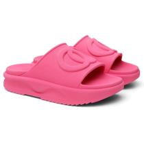Chinelo Feminino Nuvem Ortopédico Plataforma Macio Confortavel Rosa