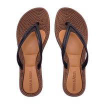 Chinelo Feminino Ortopédico Duas Tiras Finas Terra e Água Antiderrapante