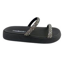 Chinelo Feminino Papete Moleca 5469.118 Preto