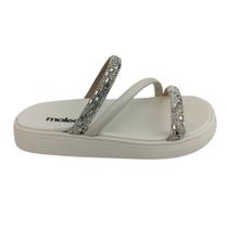 Chinelo Feminino Papete Moleca 5469.121 Boreal/Off White