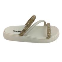 Chinelo Feminino Papete Moleca 5469.121 Boreal/ Off white