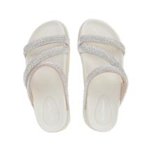 Chinelo Feminino Pele Natural Colmeia Cristal Bege - 3963 Chinelo Feminino Pele Natural Colmeia Cristal Bege - 3963