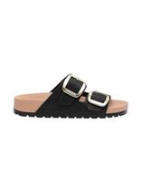 Chinelo Feminino Petite Jolie Lovin Flat Preto PJ7279