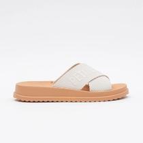 Chinelo Feminino Petite Jolie Smash Off White/Avelã PJ6812II