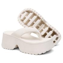 Chinelo Feminino Plataforma Alta Wing Leve e Conforto Prolongado para o Dia a Dia