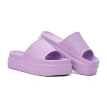 Chinelo Feminino Plataforma Anabela Salto Muito Leve 100% em EVA