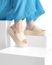 Chinelo Feminino Plataforma Anabela Salto Muito Leve 100% em EVA