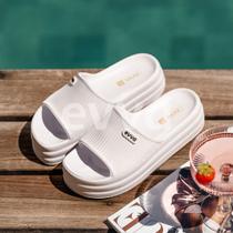 Chinelo Feminino Plataforma Anabela Salto Muito Leve 100 em EVA