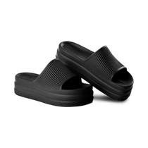 Chinelo Feminino Plataforma Anabela Salto Muito Leve 100% em EVA